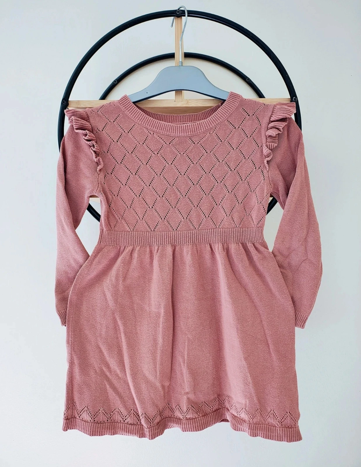 4 5 ans robe étiquette coupée
